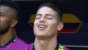 Colombia vs. Japón: James Rodríguez es viral por cómo cantó el himno