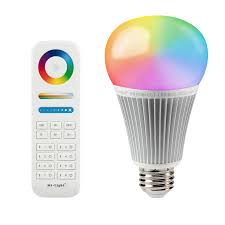 9w A19 Milight Rgb Tunable White Led Light Bulb Rf Remote Optional Hubless 60w Equivalent 850 Lumens Super Bright Leds