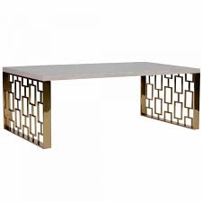 Diyers love our broad range of styles like modern, contemporary, rustic and chic, and colors like silver, chrome, brass and steel. Skyline Coffee Table With White Top With Gold Metal Base Boulevard Urban Living