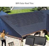 off-Grid BIPV Roofing Tile Integrated Solar Power Roof Shingles  Photovoltaic Tiles System in Europe House Rooftop