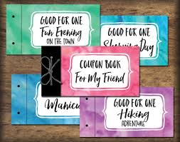 Unique Gifts Bestie Birthday Gift Ideas For Best Friend Female Friend Bff Coupon Book Printable Instant Download Gift Idea Etsy Coupon Book Birthday Coupons Coupon Book Diy