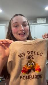 I can't get over this little my rolls are homemade onesie 🥹 #myrollsa...