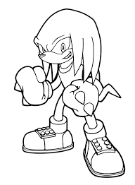 Knuckles In 2020 Coloring Pages Free Printable Coloring Coloring Pages For Kids