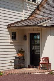 Porch roof shed roof metal awning metal roof shed awning ideas exterior paint exterior design shed design house design. As Is The Small Roof Over The Front Door Ideas Photos Houzz