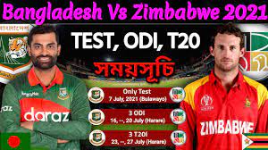 The bangladesh cricket team are scheduled to tour zimbabwe in 27 june 2021 to play one test, three one day international (odi), and three twenty20 international. Bangladesh Vs Zimbabwe Series 2021 Final Schedule Ban Vs Zim Test Odi T20 Series 2021 Date Youtube