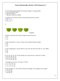 4 ratusan + 9 puluhan + 7 satuan = 497 10. Soal Matematika Kelas 2 Sd Semester 1