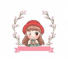 Unduh dan gunakan semua foto termasuk untuk proyek komersial. Logo Chibi Cute Girl Desain Logo Bisnis Lukisan Bunga Desain Logo