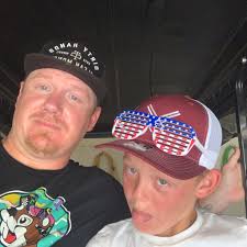 Godwin enjoys his new hot tub...from his front yard.