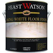 feast watson 4l satin liming white floor finish bunnings