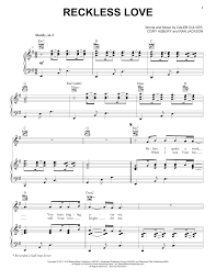 Chorus oh the overwhelming, never ending, reckless love of god oh, it chases me down, fights Cory Asbury Reckless Love Sheet Music Pdf Notes Chords Christian Score Guitar Chords Lyrics Download Printable Sku 419150