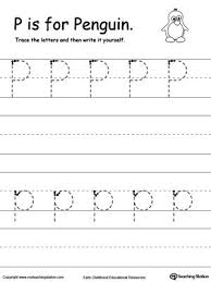 Tracing And Writing The Letter P Writing Practice Worksheets Letter Tracing Worksheets Letter P Worksheets