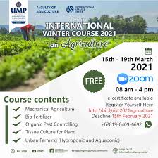To receive credit for course work taken during a particular term a student must be officially registered. Universitas Muhammadiyah Purwokerto Ump Is Organizing International Winter Course Program In March 2021 With Three Different Topics As Follows Exploring Banyumas Heritage And Culture International Winter Course On Agriculture Islamic Microfinance In