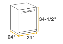 how to measure dishwasher dimensions