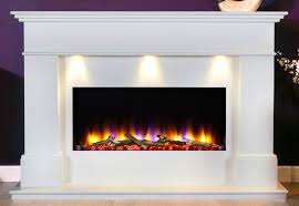 The above image is of a celsi electriflame vr orbital illumia suite supplied by all about livings leicester showrooms. Celsi Ultiflame Vr 33 Adour Elite Illumia Electric Fireplace Suite In Smooth White Simply Stoves