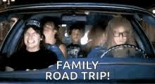 Road trips are fun but they are even more fun when taken with friends. Family Road Trip Gifs Tenor