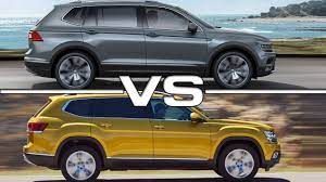 The tiguan is an outstanding small suv with more features and comfort than the competition in this segment. 2018 Volkswagen Tiguan Allspace Vs 2018 Volkswagen Atlas Youtube