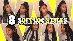 I love styling my crochet braids with some colorful scarfs. 8 Easy Soft Loc Styles How I Style My Soft Locs Youtube