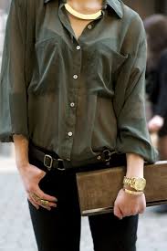 Green Black And Brown Outfits Pin By Isha Ramirez On Looks We Love Khaki Fashion Fashion Clothes