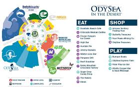 Directory Map For Odysea In The Desert Map Nekter Juice Bar Deserts