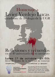 Acto de homenaje a Javier Verdejo Lucas