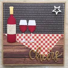 This Layout Can Be Used With The Su Half Full Stamp Set Wine Birthday Cards Mft Cards Birthday Cards For Men