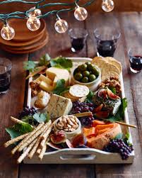 Unique bamboo cheese board, charcuterie platter & serving tray for wine, crackers, brie and meat. 24 Cheese Board Display Ideas Cheese Platters Wedding Food Cheese Party