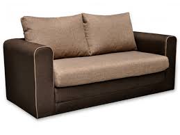Coppia di divani a due posti firmati busnelli in cotone damascato di colore verde smeraldo come nuovi.si vendono anche singolarmente a 250€ l 'uno. Divano Letto A 2 Posti In Tessuto Danube Marrone E Beige