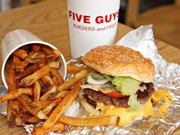 food five guys best burgers and fries five guy burgers