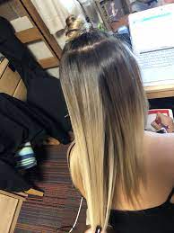 Level 4 Shadow Root To Level 8 Blonde Edgy Hair Short Hair Styles Rooted Blonde