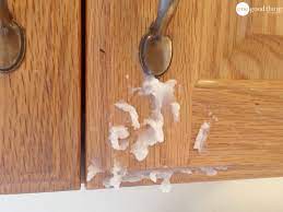Then, using a microfiber cloth apply a small amount of the paste to the cabinets. Oil Makes It Oil Breaks It How To Remove That Sticky Grease Film From Kitchen Cabinets With Oil Xcleaning Net Your Cleaning Tips