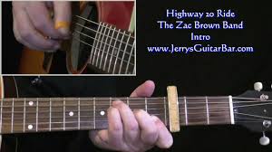 The Zac Brown Band - Highway 20 Ride Guitar Lesson & Tab - JGB