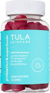 Hair, nail and skin growth and health. Tula Balanced Beauty Gummy Vitamins For Strong Hair Skin Nails Plus Probiotic Ulta Beauty
