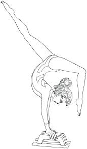 Gymnastic is one of the favorite olympic sport, sure your kids will love coloring these image. Gymnastics Coloring Pages Free Coloring Sheets