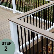 The prova railing system is a component based, easy to install, interior and exterior railing system. Drink Rail Timbertech Azek The Deck Store
