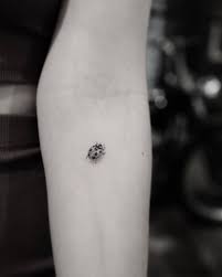 Black And White Small Black And White Ladybug Tattoo Lil Ladybug Tattoo On Adelaide Kane In 2020 Lady Bug Tattoo Bug Tattoo Ladybird Tattoo