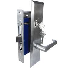 Mortise latches, mortise locks, and rim locks. Satin Chrome Mortise Entry Lever Left Hand Lock Set With 2 1 2 In Bac Super Arbor