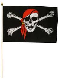 Grâce au jolly roger ! Drapeau Tete De Mort Pirate Rock A Gogo