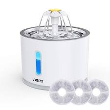 Aerb Fontaine A Eau Pour Chat Et Petit Chien 2 5l Distributeur Eau Pour Chat Silencieux Avec 3 Filtre A Charbon Actif En 2020 Fontaine A Eau Filtre A Charbon Veilleuse