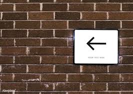 Download Premium Psd Of White Sign Mockup On A Brick Wall 844173 In 2020 Sign Mockup Brick Wall Sign Board Design