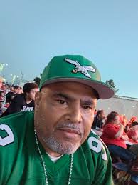 At the draft party at the cardinals stadium... FLY EAGLES FLY!!! STNE د