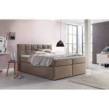 Size conforms to the pillow the case is to contain. Boxspringbett Bea 220x200 Cm Beige Grau H2