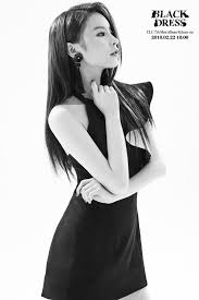 Clc Elkie Black Dress Comeback Teaser Image Black Dress Clc Kpop Girls