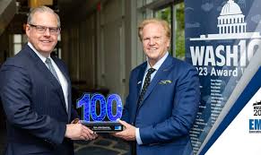 DOD CIO John Sherman Receives 2023 Wash100 Award From Executive Mosaic CEO  Jim Garrettson
