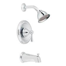 There are 4 basic moen valve/trims : Moen Kingsley Single Handle 1 Spray Posi Temp Tub And Shower Faucet Trim Kit With Valve In Chrome Valve Included T2113 2520 The Home Depot