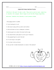 1st grade verbs printable worksheets action words help make stories interesting, and our first grade verbs worksheets do just that. Grade 8 Language Arts Worksheets