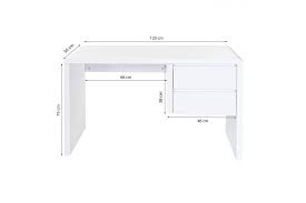 Schreibtisch eiche massiv weiss eichefarben. B Ware Schreibtisch Hwc D74 Computertisch Burotisch Hochglanz Weiss 75x120x50cm