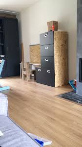 Home Made Bureau En Kast In Een Ikea Hack Met Osb Holzbearbeitung Holz