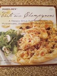 Trader Joe S Tarte Aux Champignons Mushroom Tart Cheese Serving Cooking Recipes