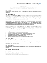 · (harap dapat kelulusan kertas kerja) · (harap dapat bantuan kewangan) · (harap program dapat berjalan lancar) · ucapan penghargaan. Kertas Kerja Fun Run Sukan Rakyat 2019