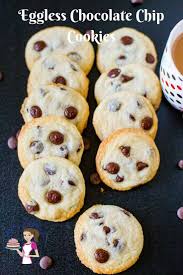These Eggless Chocolate Chip Cookies Are An Absolute Treat S Cookies Recipes Chocolate Chip Eggless Chocolate Chip Cookies Chewy Chocolate Chip Cookies Recipe
